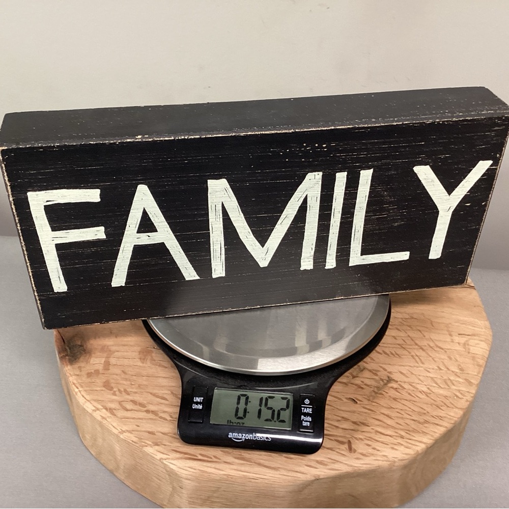 ⚫️ Handcrafted - FAMILY sign - Quill to Paper by Sixtrees - Excellent Condition - Picture 10 of 10